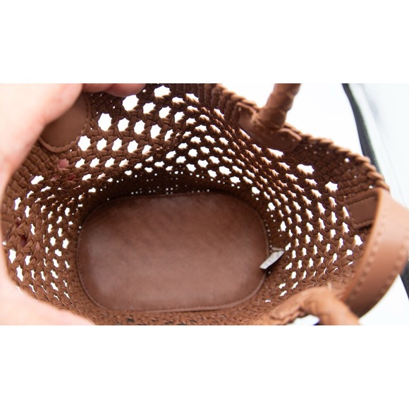 Loft Crochet Crossbody Bag Boho Classic‎ Brown - Picture 8 of 8